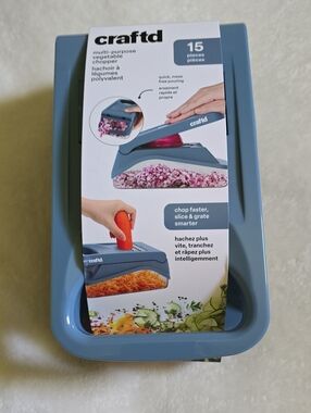 Craftd Multi-Purpose Vegetable Chopper – Light Blue